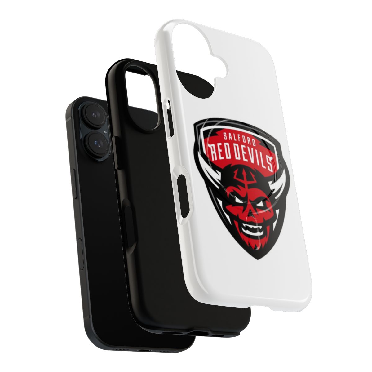 Salford Red Devils inspired phone case with a tough, magnetic design - Layers