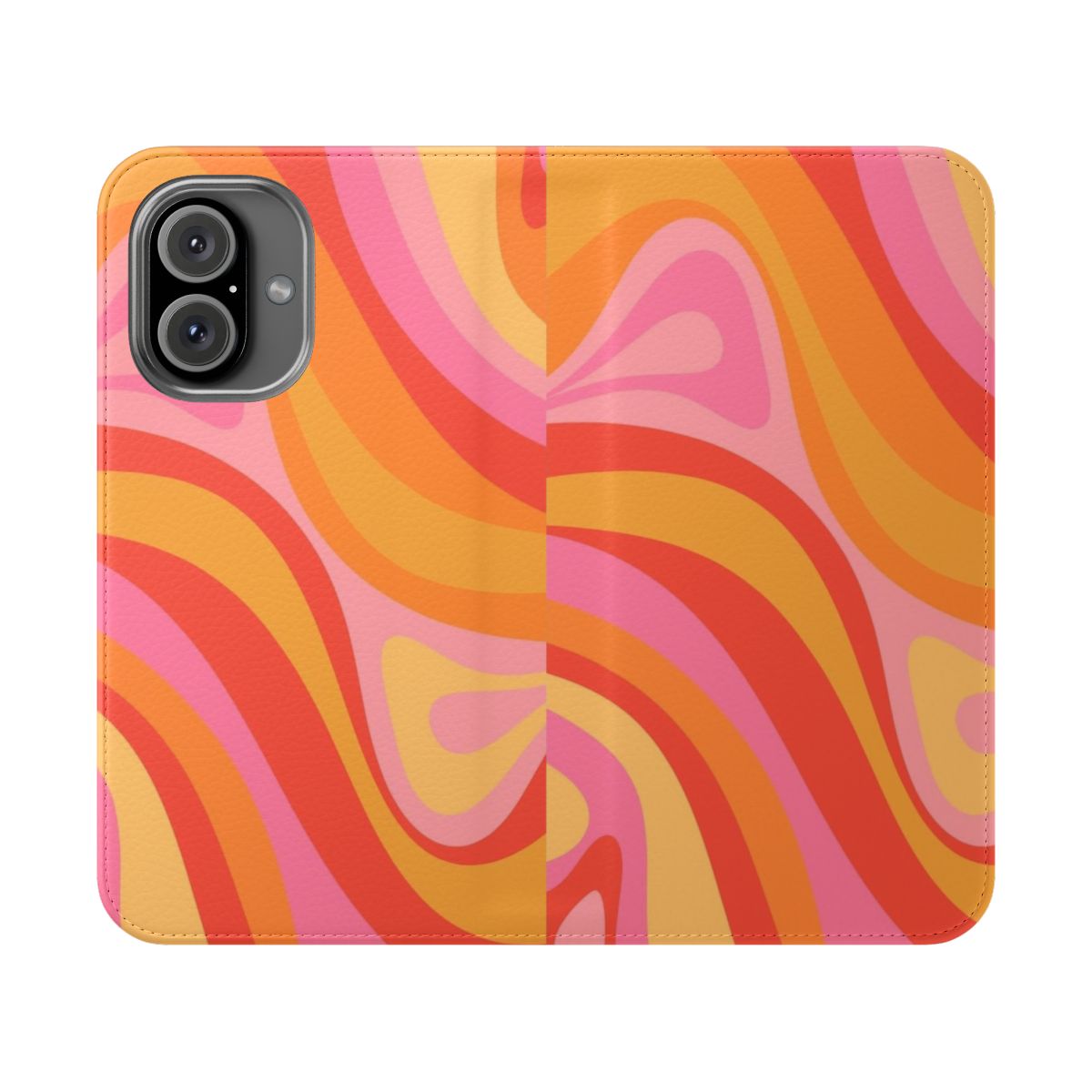 Colorful retro abstract pattern phone case