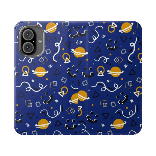 Quackity-inspired arcade carpet design flip phone case