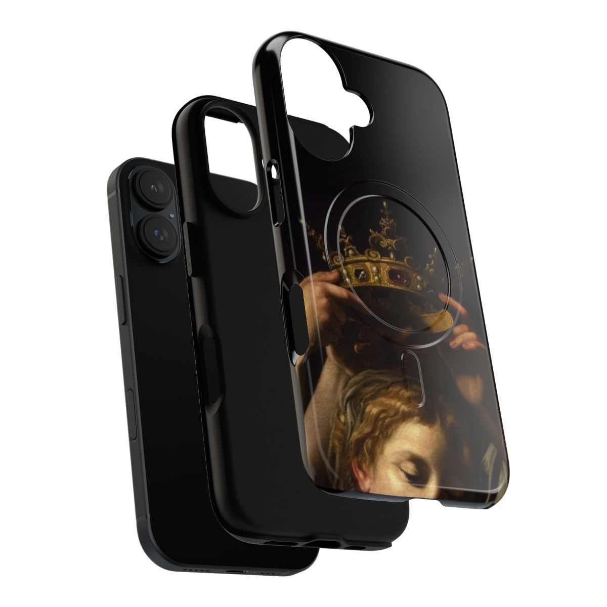 Dark academia-inspired phone case with baroque and renaissance design elements - Layers