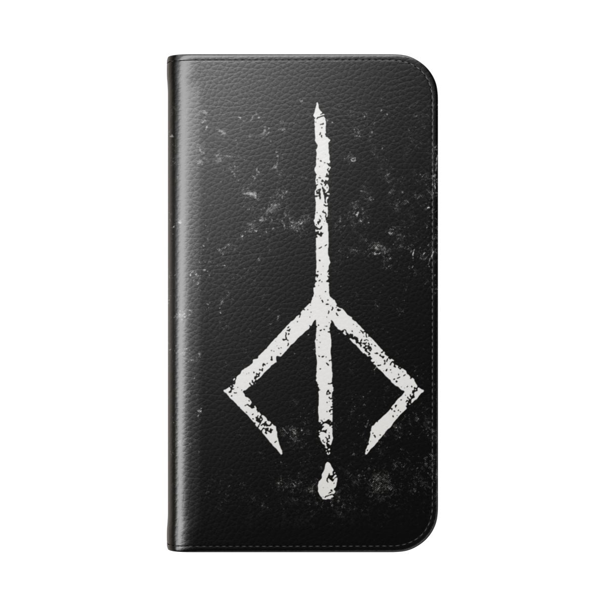 Bloodborne-inspired phone case cover with gothic and dark fantasy design - Folded Back