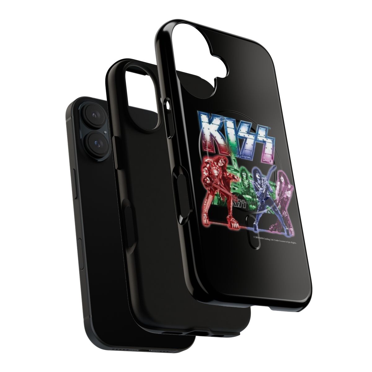 KISS band themed magnetic tough phone case - Layers