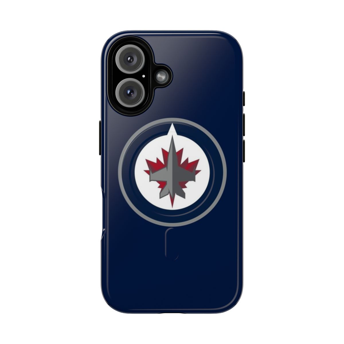 Magnetic Tough Phone Case with Jets Hockey Team Logo