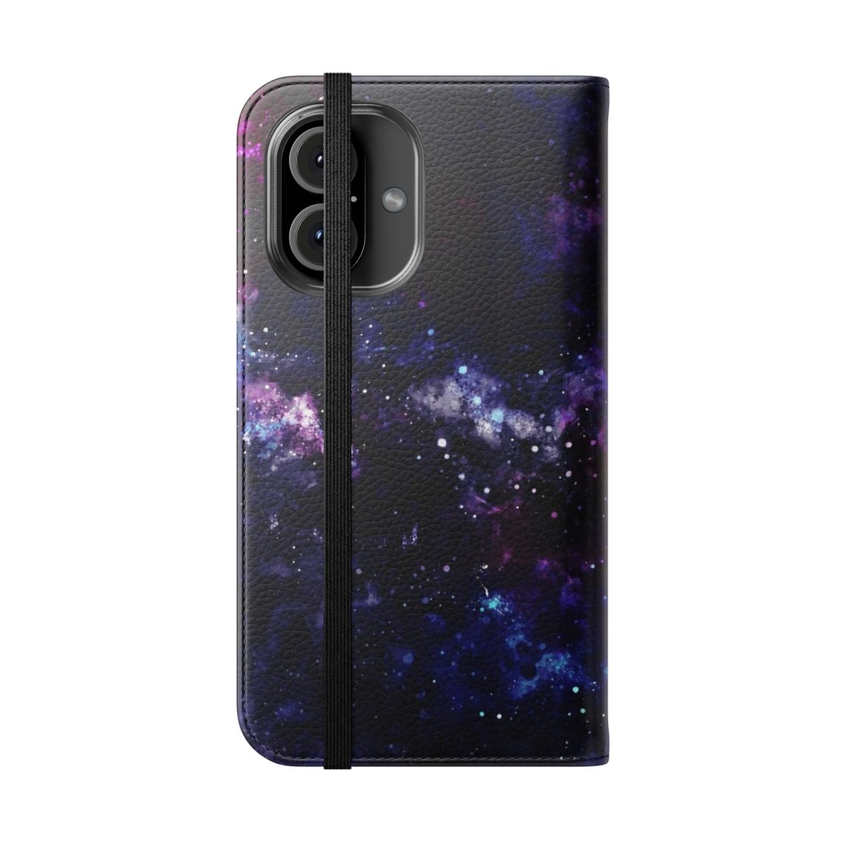 Cosmic galaxy space-themed phone case - Folded Front