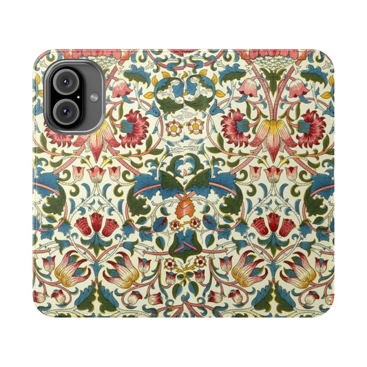 A classic vintage floral phone case inspired by the iconic William Morris patterns.