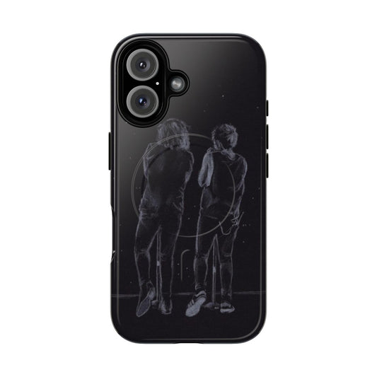 Black and white mirroring phone case with Larry Stylinson design