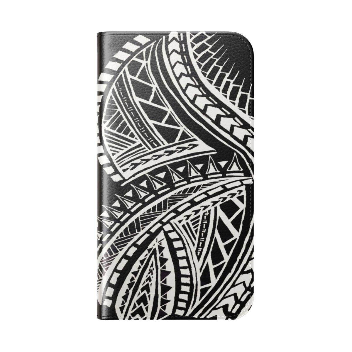 Polynesian Tribal Flip Phone Case Cover - Folded Back