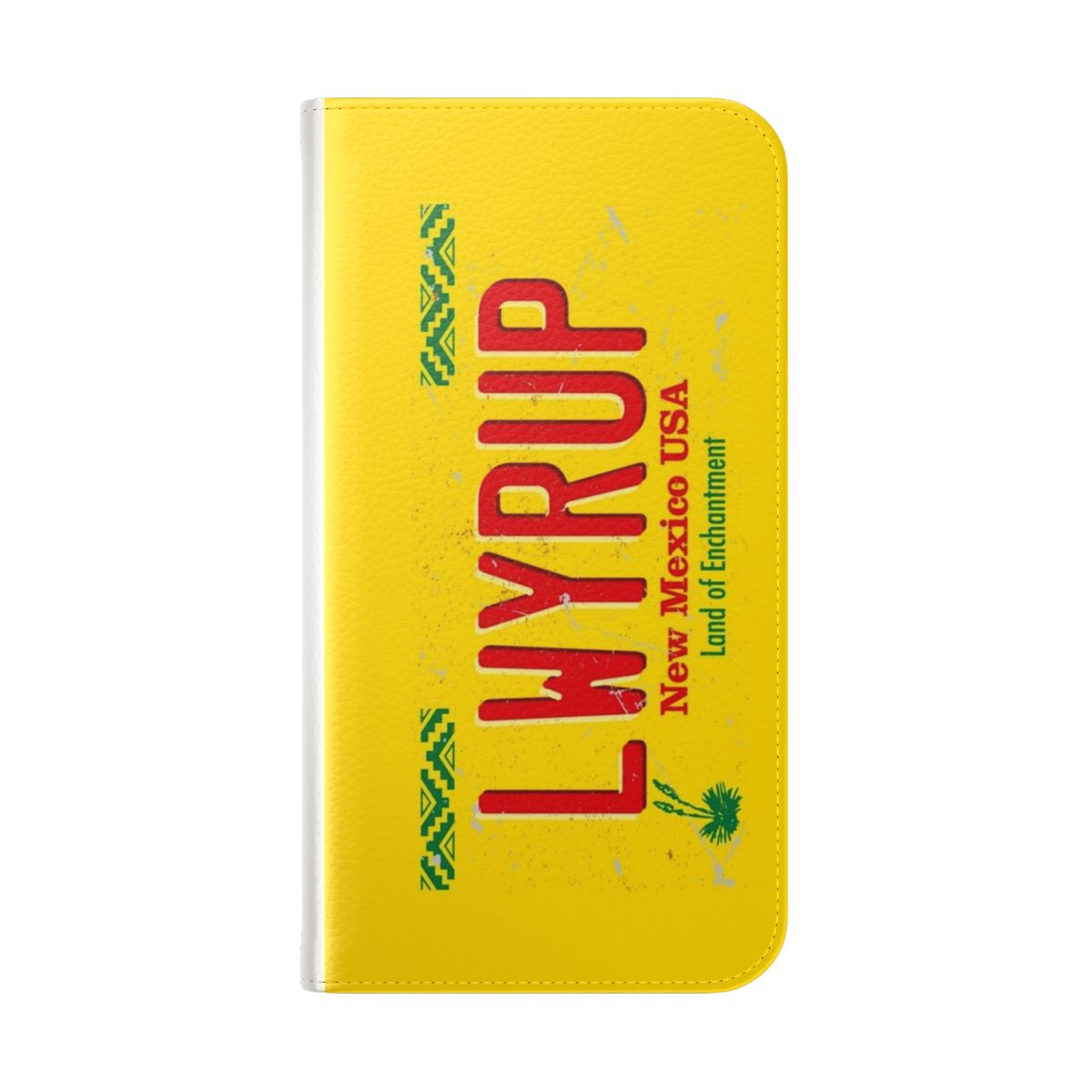 Breaking Bad and Better Call Saul inspired flip cover phone case with LWYRUP design - Folded Back