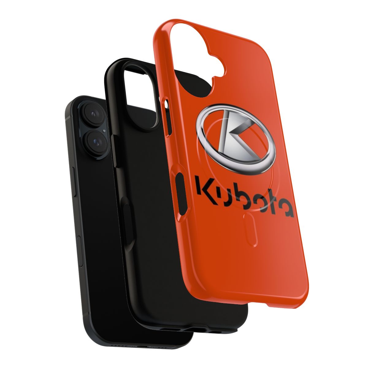 Durable, magnetic phone case inspired by the Kubota tractor brand - Layers