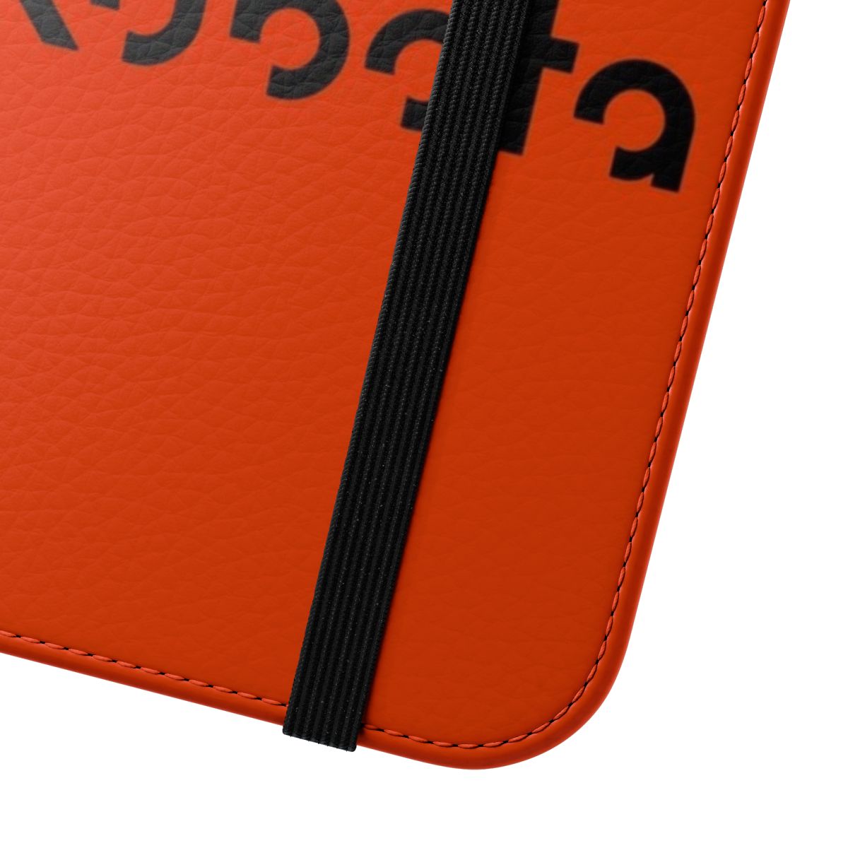 Kubota tractor inspired phone case with flip cover design - Close Up