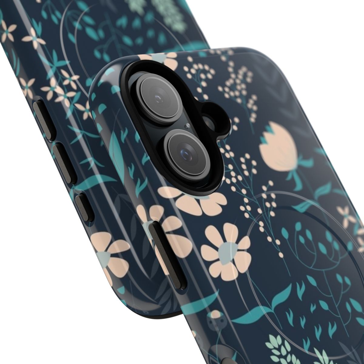 Artistic and elegant floral garden phone case design - Detail