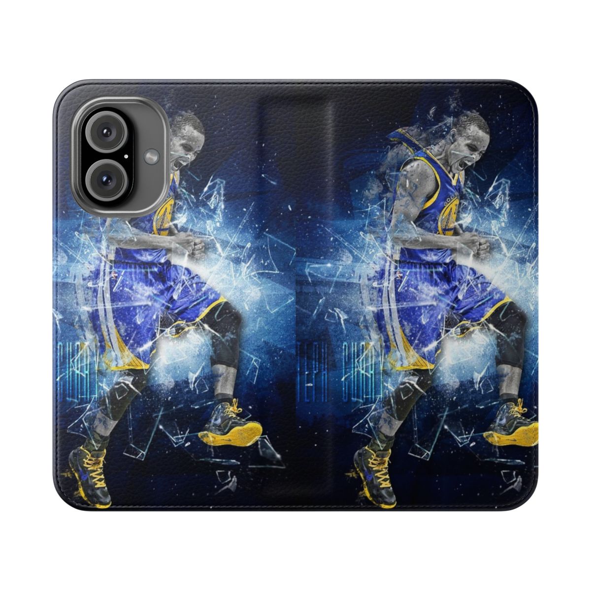 Sports-Inspired Flip Cover Phone Case with Steph Curry Design