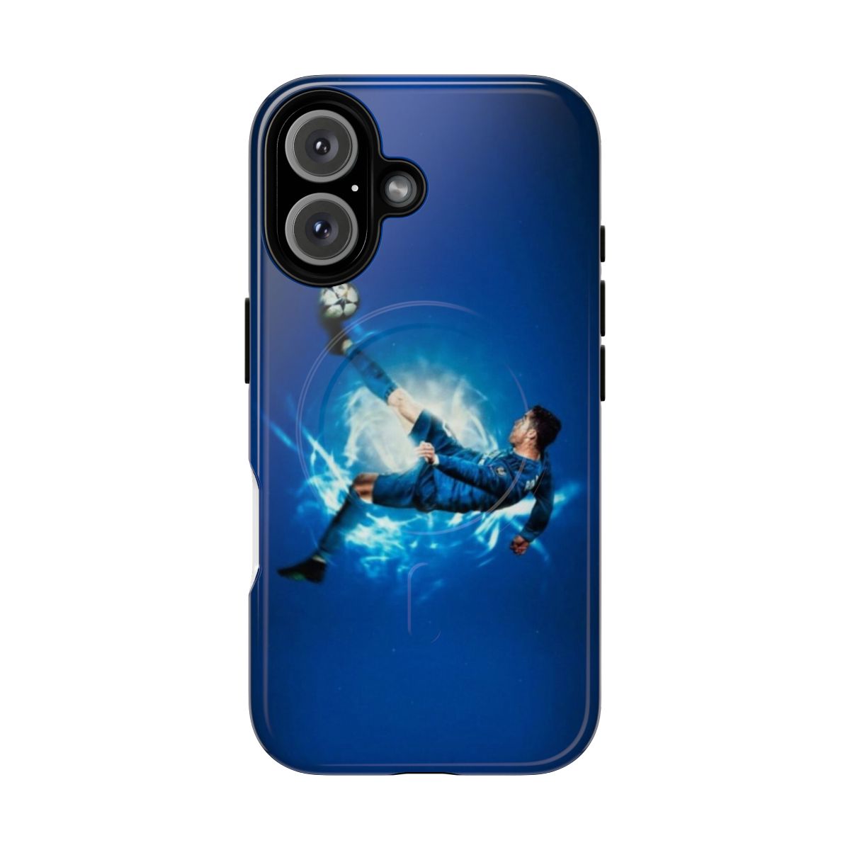 Phone case featuring Cristiano Ronaldo's famous bicycle kick