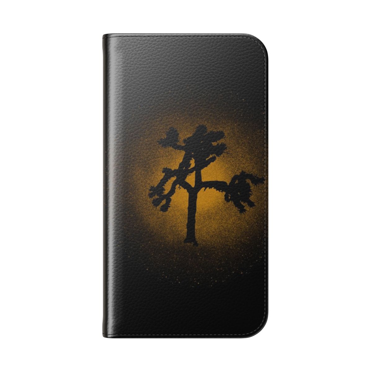 Commemorative flip cover phone case inspired by U2's iconic Joshua Tree album - Folded Back