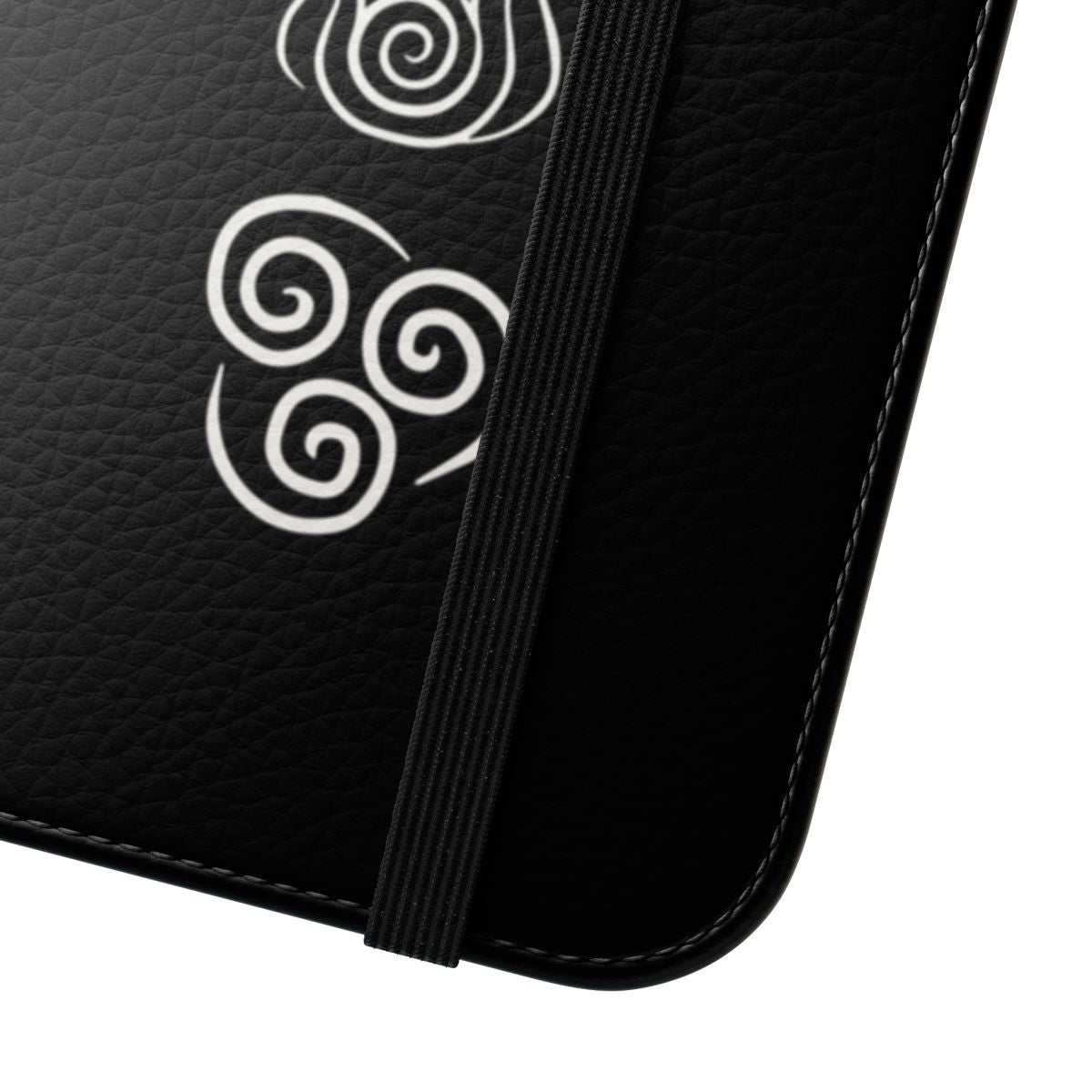 Flip cover phone case with avatar the last airbender and legend of korra inspired design featuring the four elements. - Close Up