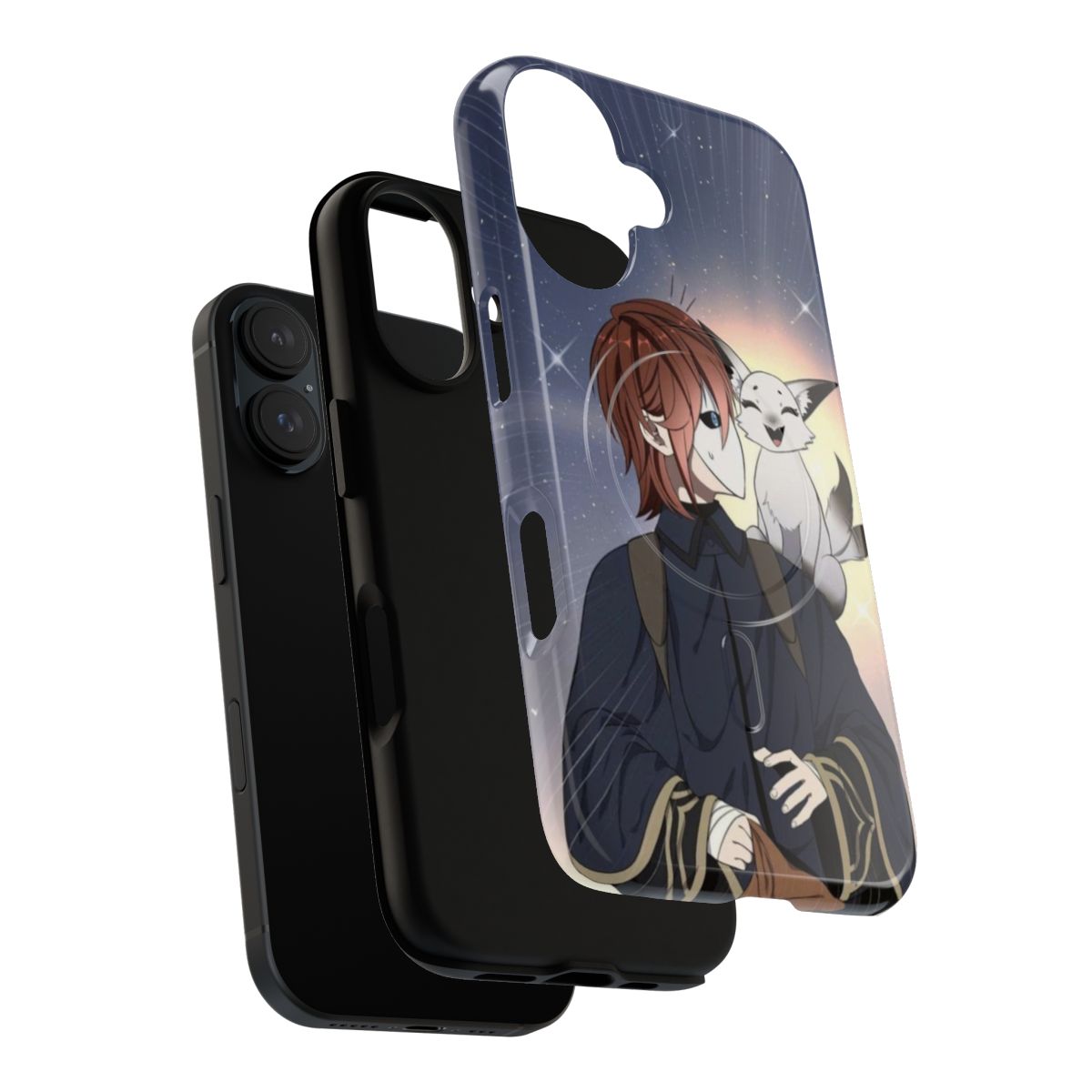 Magnetic tough phone case featuring Sylvie Arthur from the popular manhwa "The Beginning After the End" - Layers