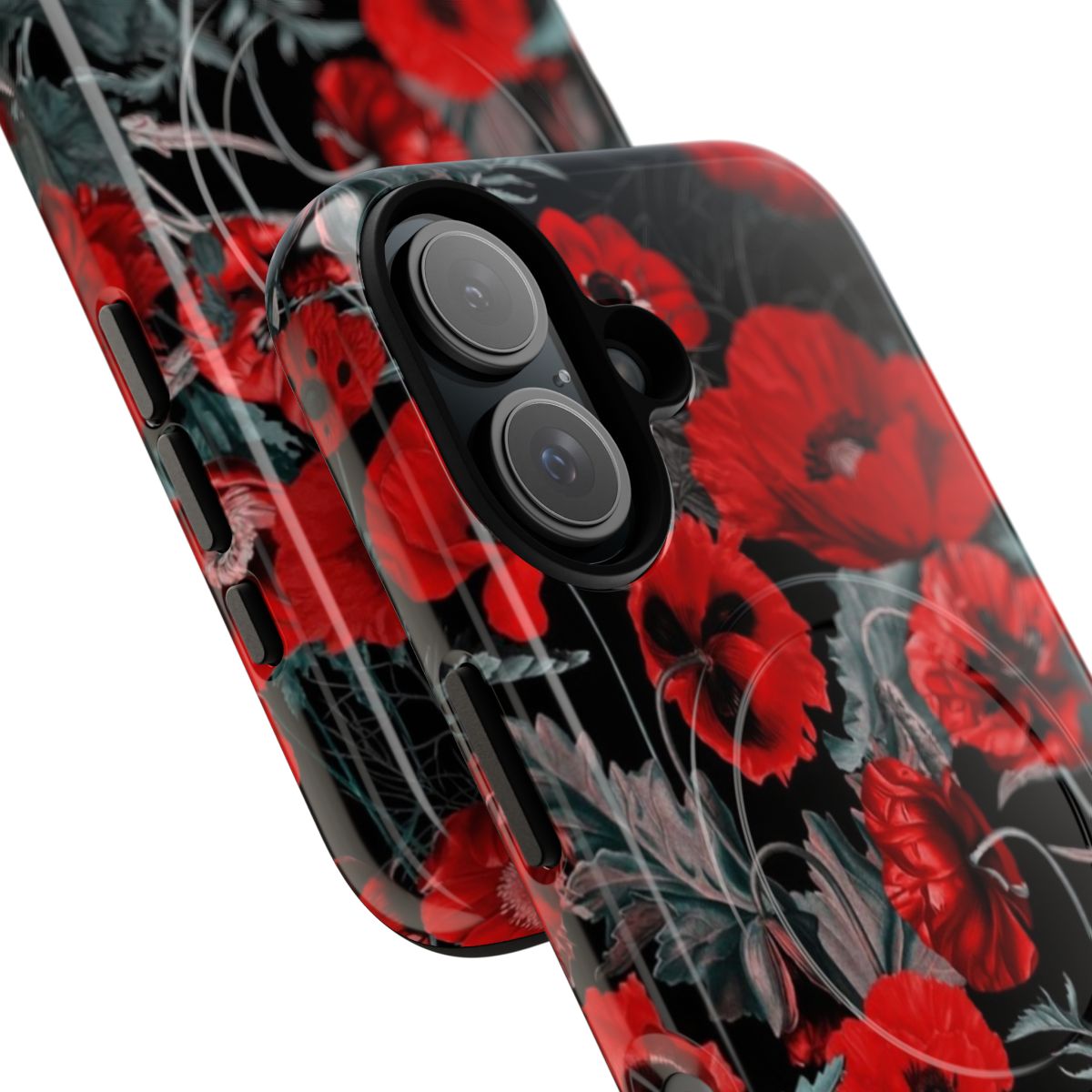 Floral garden-inspired magnetic tough phone cases - Detail