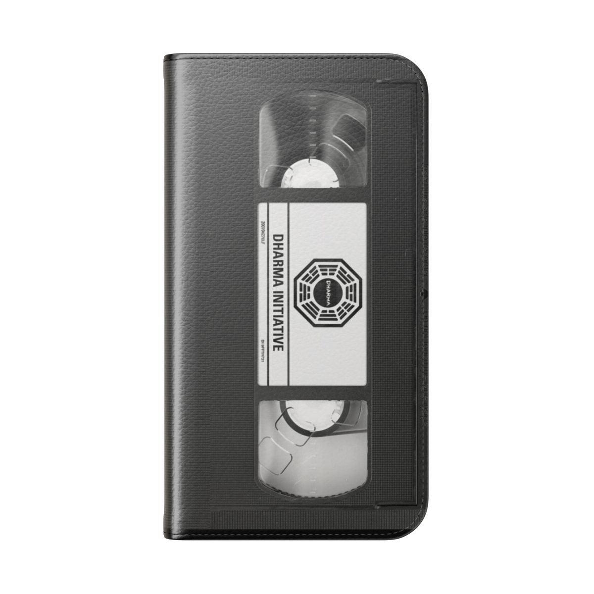 Retro Dharma Initiative VHS Flip Phone Case inspired by the TV show Lost - Folded Back