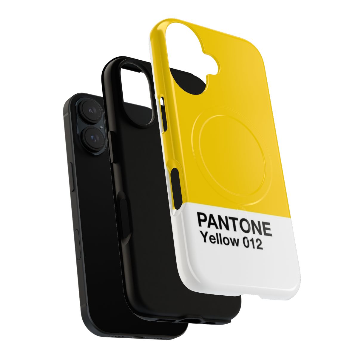 Vibrant Pantone Yellow Magnetic Tough Phone Case - Layers