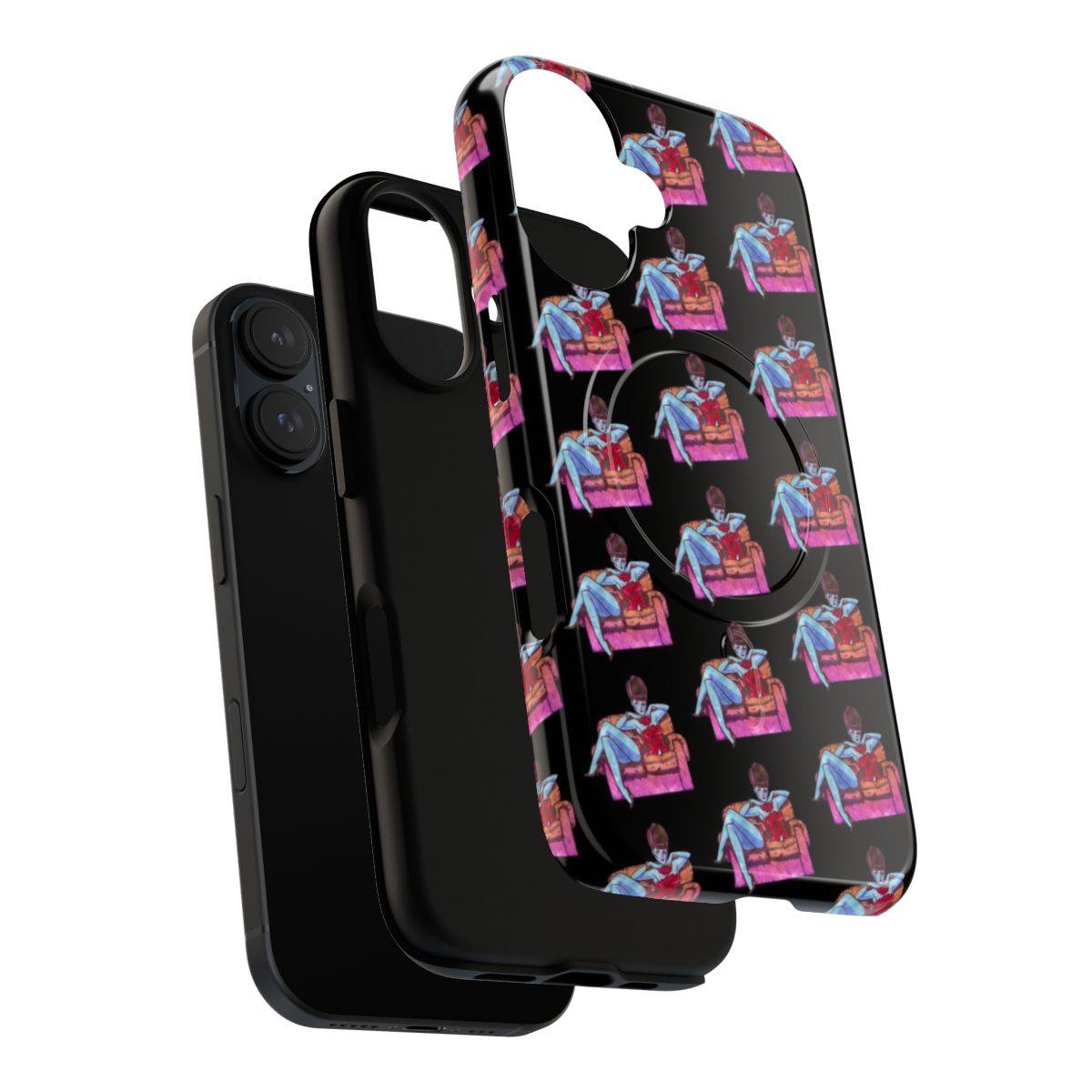 Spooky magician's assistant-inspired magnetic tough phone case with watercolor design - Layers