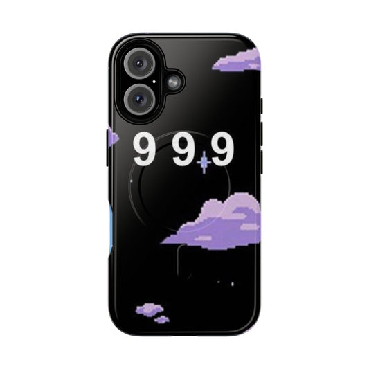 999 cloud magnetic tough phone case with juice wrld inspired design