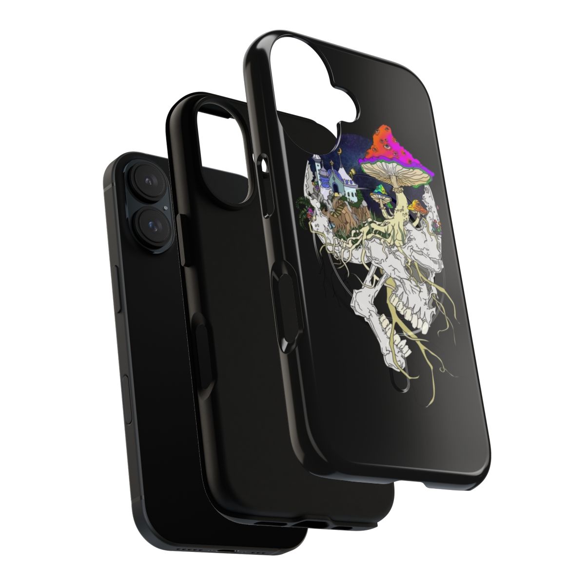 Magnetic tough phone case with Murder Drones design - Layers