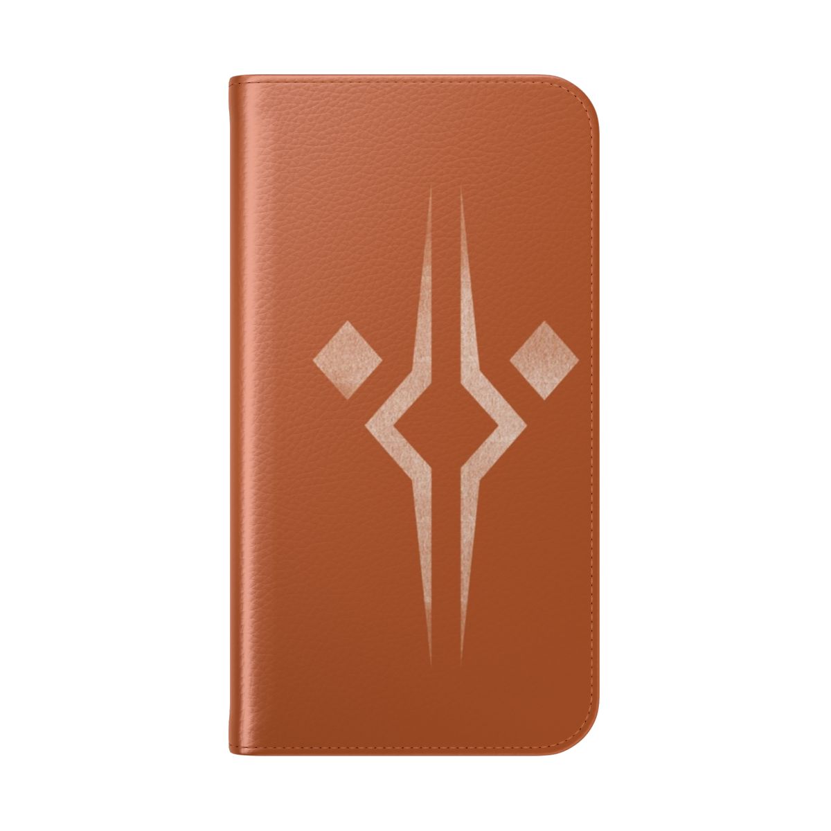 Flip cover phone case with Ahsoka Tano-inspired design - Folded Back