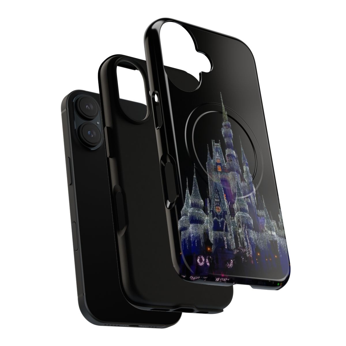 Magnetic Disney-themed phone case for iPhone and Samsung with protective tough design - Layers