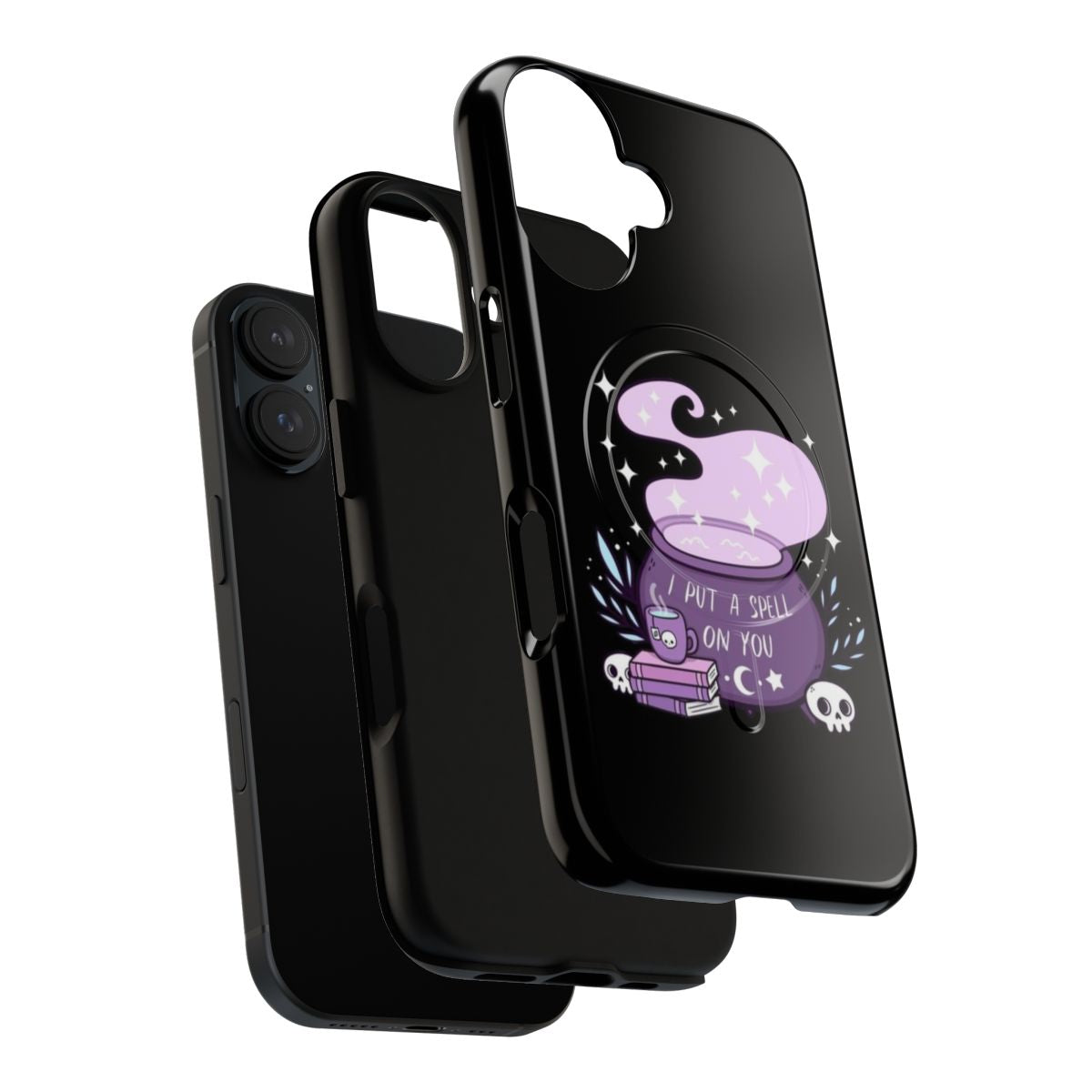 Nikury Witchy Cauldron Phone Case with Magnetic Closure - Layers