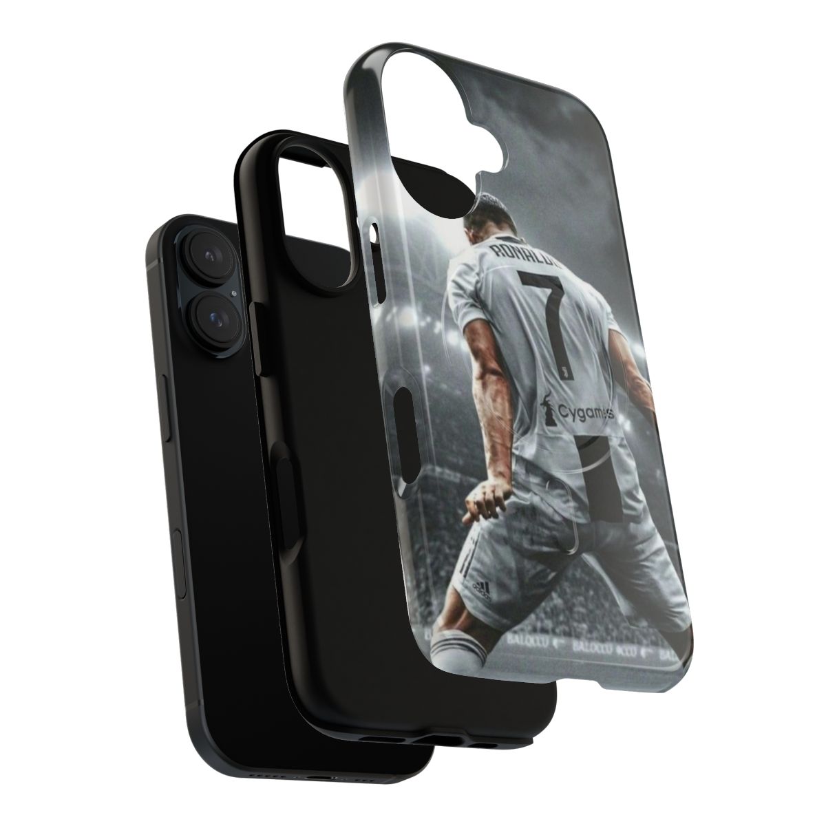 Cristiano Ronaldo-inspired magnetic protective phone case - Layers