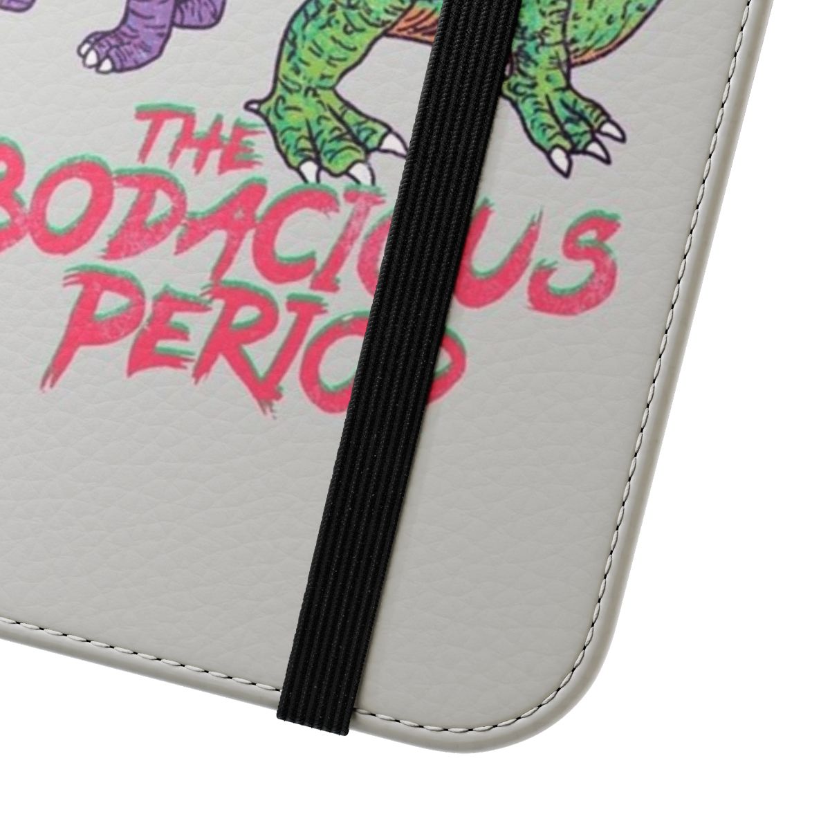 Vibrant dinosaur-themed retro phone case in a variety of summer-inspired colors and patterns. - Close Up