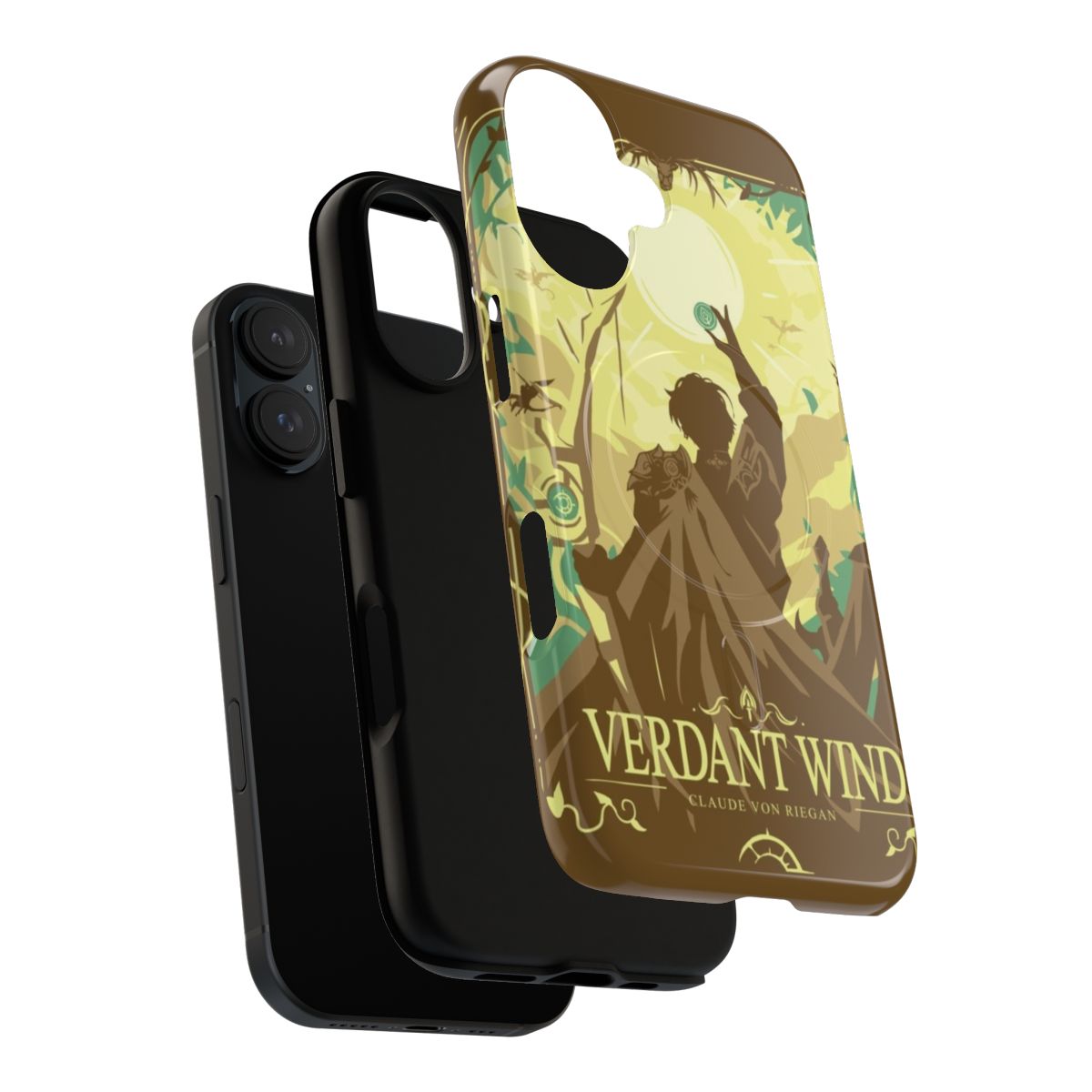 Durable magnetic phone case featuring characters from the Fire Emblem: Three Houses video game - Layers