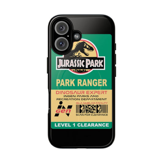 Jurassic Park Inspired Dinosaur Magnetic Tough Phone Case