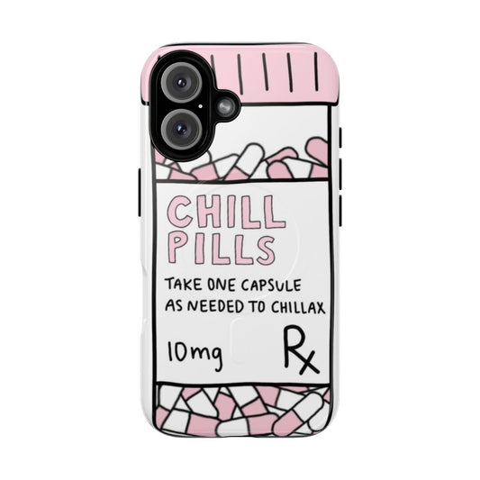 Chillax Magnetic Tough Phone Case with Pill Design