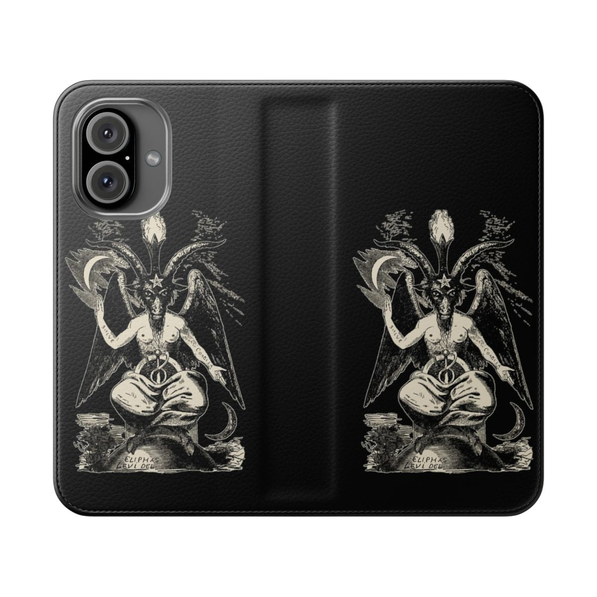 Occult Gothic Phone Case featuring a dark, demonic, and satanic design