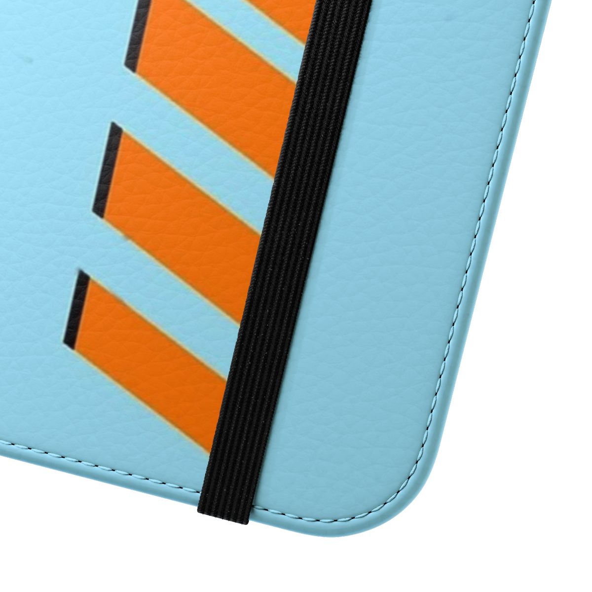 Flip cover phone case with Formula One driver Lando Norris inspired design - Close Up