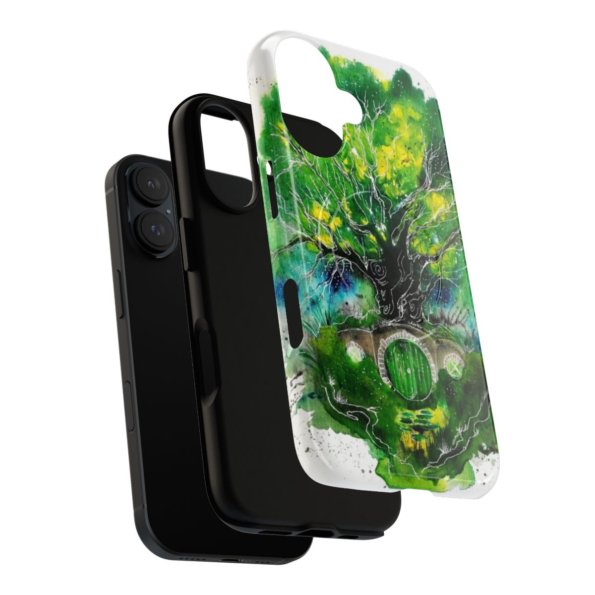 Magnetic tough phone cases featuring artwork inspired by The Lord of the Rings and The Silmarillion by J.R.R. Tolkien. - Layers