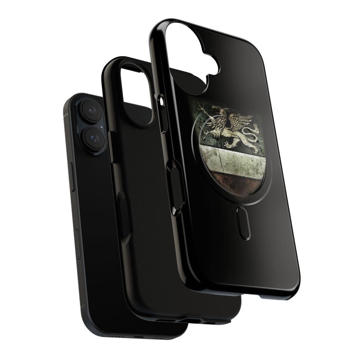 Rostocker Greif emblem phone case in classic Hanseatic style - Layers