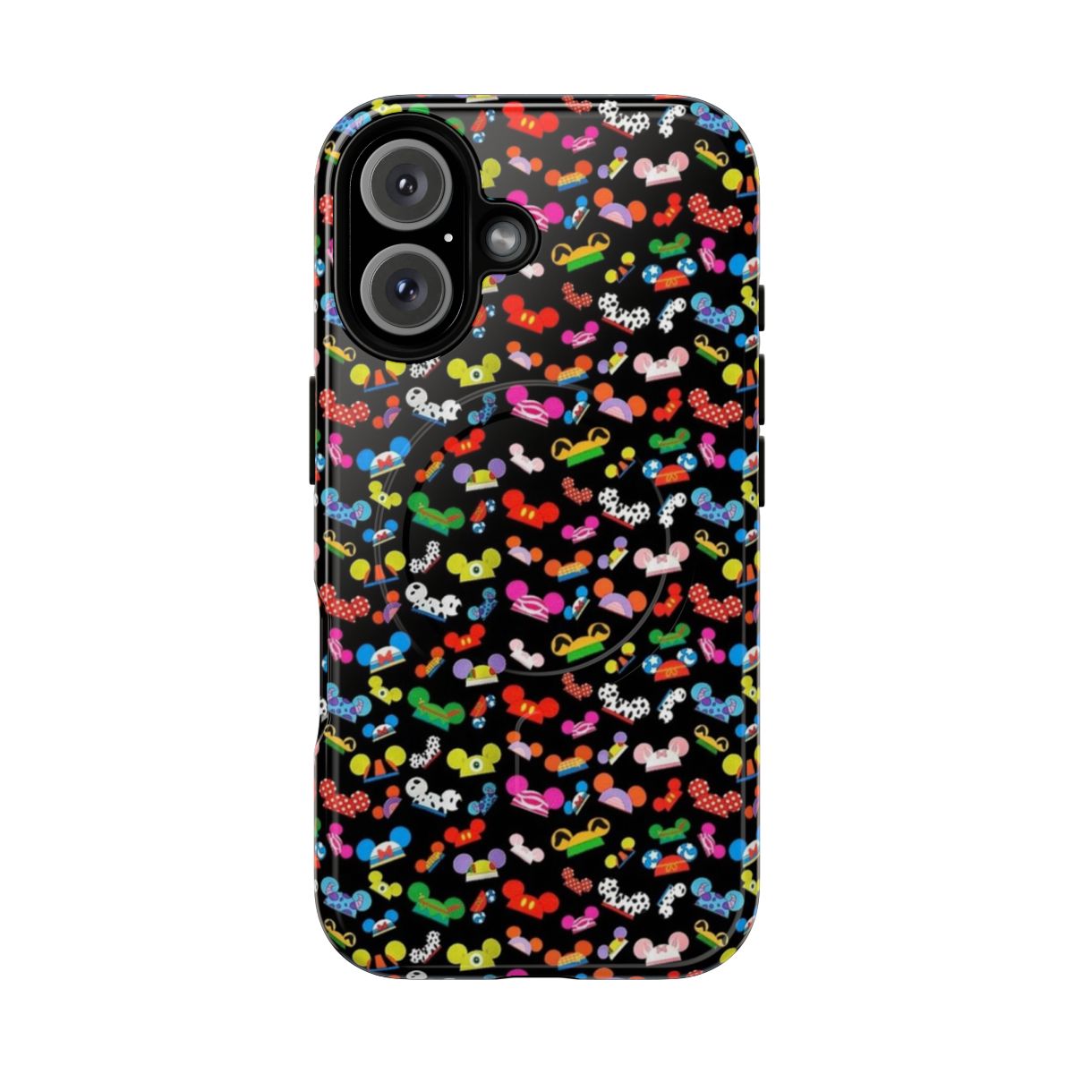 Magnetic tough phone case featuring Disney characters Mickey and Minnie Mouse