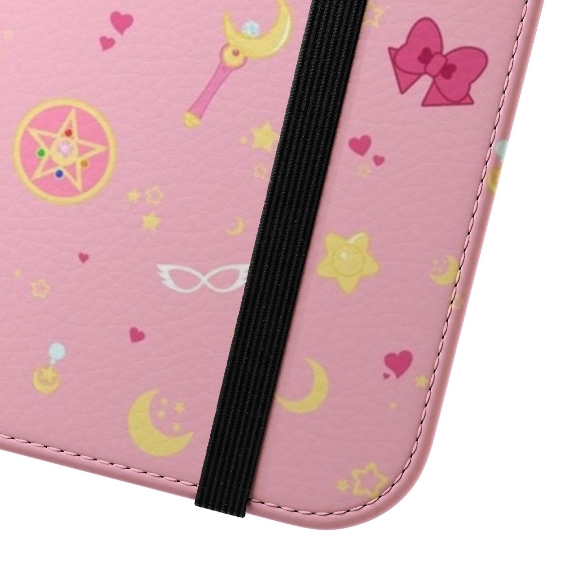 Colorful anime magical girl pattern flip phone case cover - Close Up