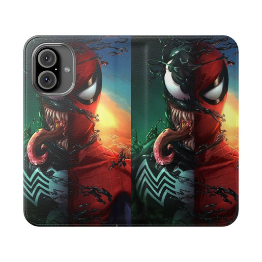 Marvel-inspired spiderweb phone case