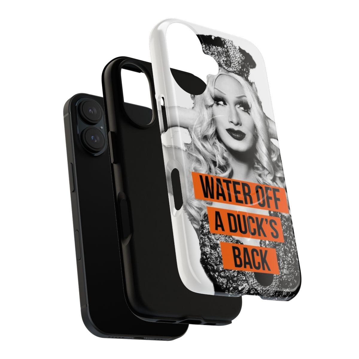 Magnetic tough phone case featuring designs inspired by popular Drag Race contestants - Layers