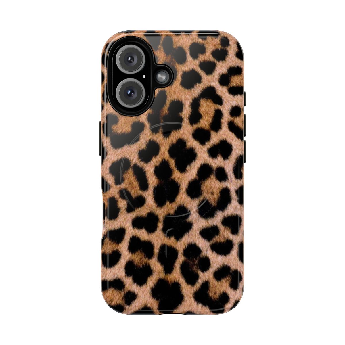 Cheetah and leopard print magnetic tough phone case