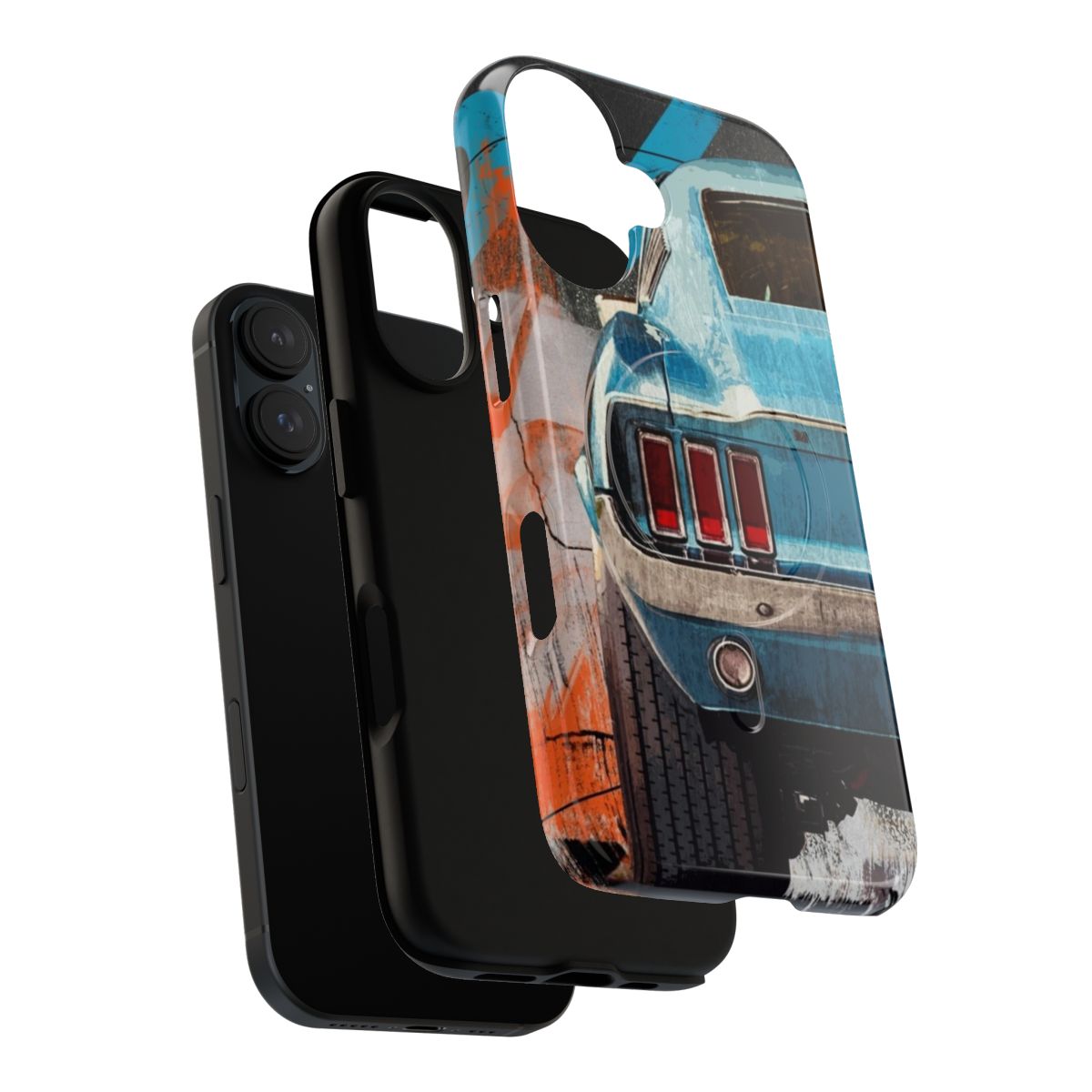 Magnetic tough phone cases featuring the iconic Ford Mustang design - Layers