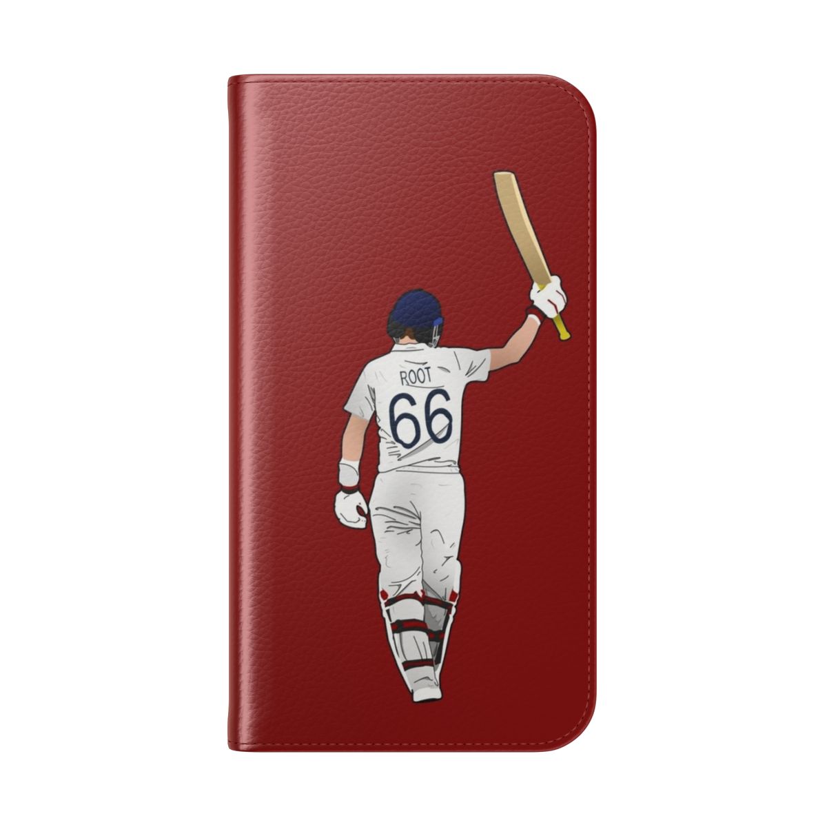 Joe Root Century Flip Cover Phone Case - Folded Back