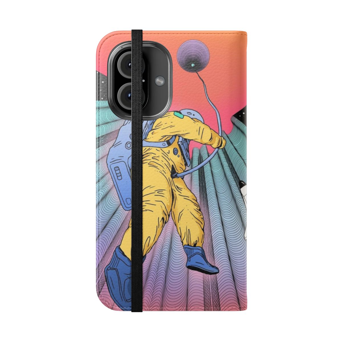 Ascension Stylish Outer Space-Themed Phone Case - Folded Front