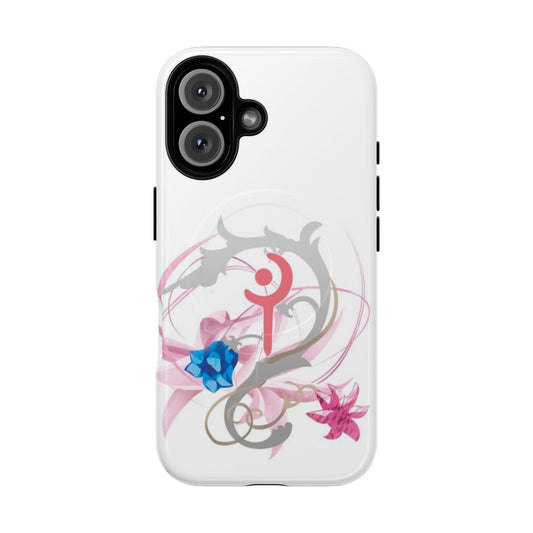 Magnetic tough phone case featuring the White Mage job from Final Fantasy XIV