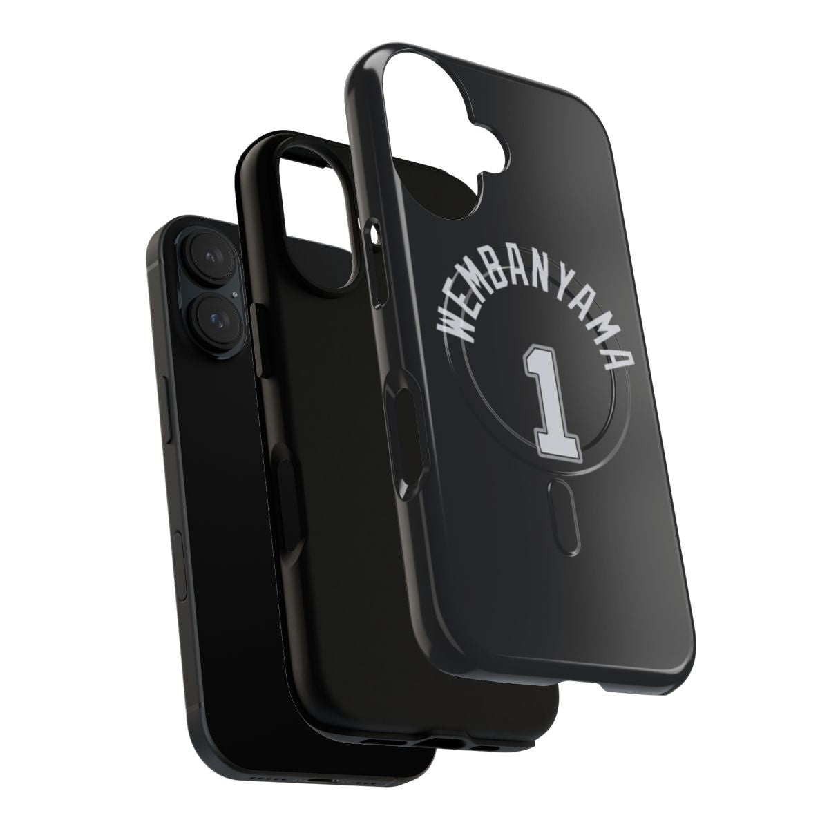 Durable phone case with Victor Wembanyama and San Antonio Spurs graphics - Layers