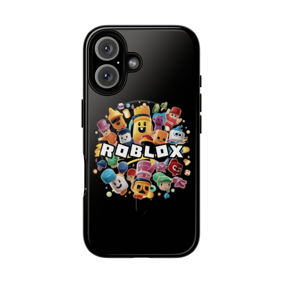 Roblox-inspired magnetic phone case with full-color character design