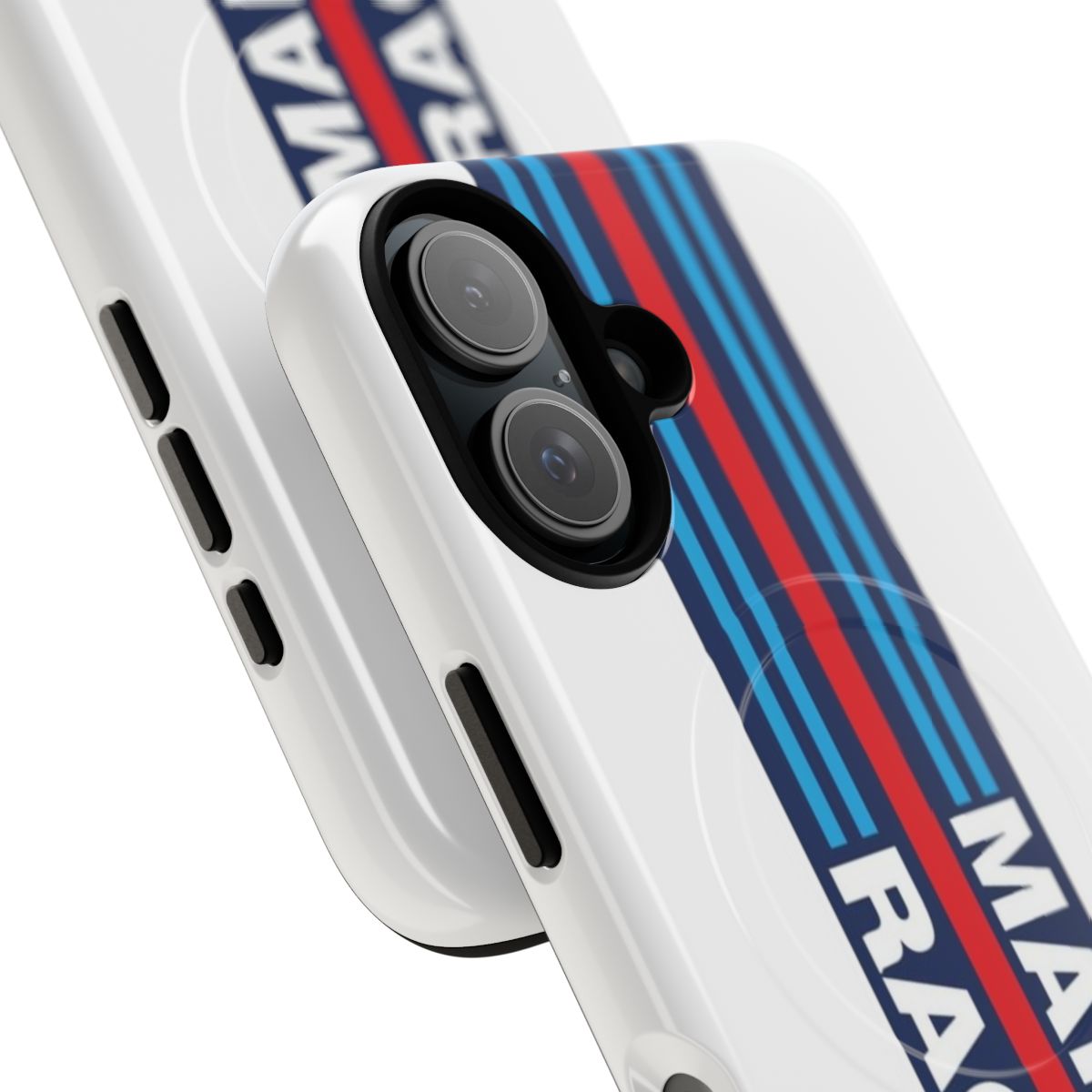 Magnetic tough phone case with Martini racing design - Detail